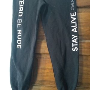 Crime junkie sweatpants